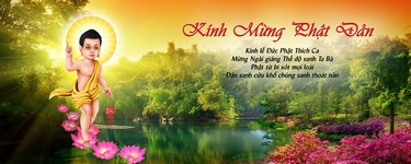 Hình Phật Đản Sanh Vesak Cảnh Thiên Nhiên 1 Phat Dan Vesak Buddha Baby Painting Landscsape Nature Background